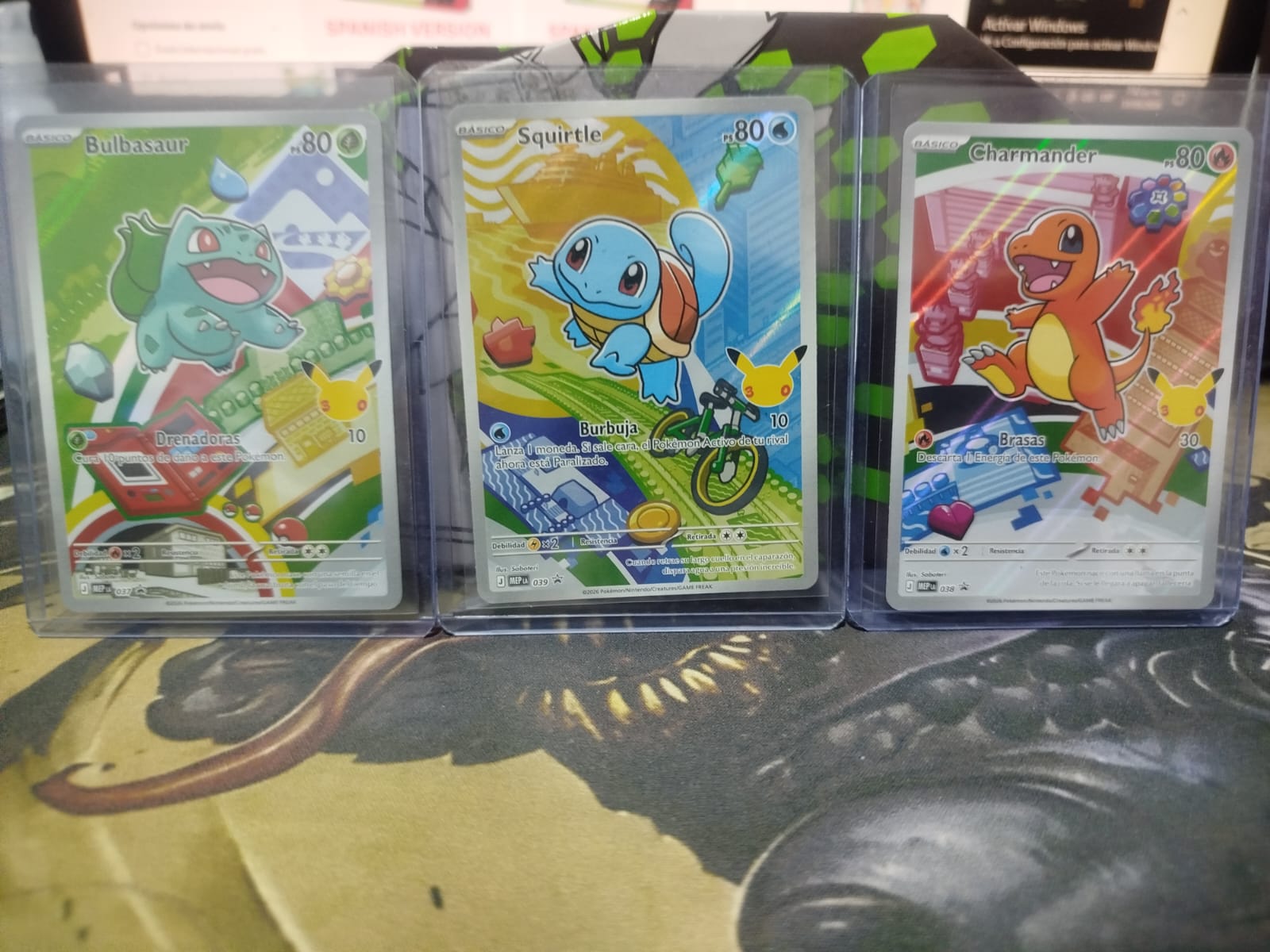 Pokemon First Partner SPANISH Illustration Collection Series 1 Kanto Gen 1